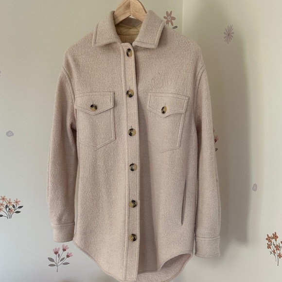 Wilfred Jackets & Blazers - Wilfred Beige Utility Jacket
